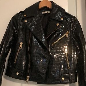 Leather  jacket